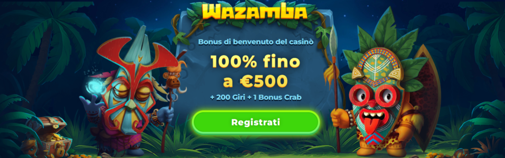 bonus di benvenuto wazamba