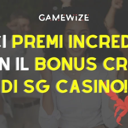 Il bonus Crab di SG Casino: vinci premi incredibili!