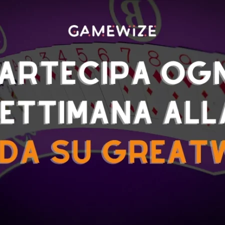 Sfida settimanale di GreatWin: partecipa ogni settimana!