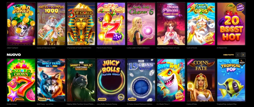Nuove slot su Spinsy