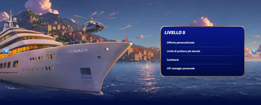 Wonaco Casino programma vip