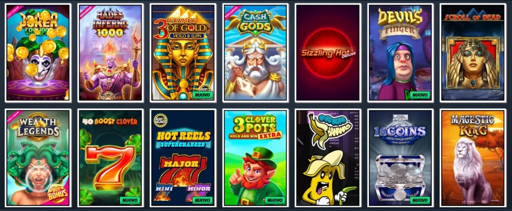 allyspin giochi casino