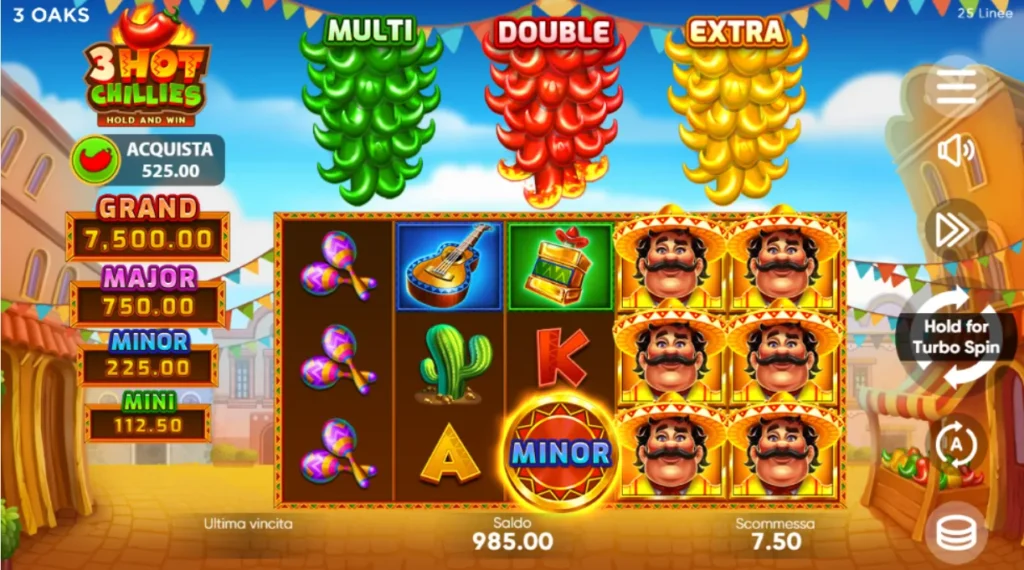 nuove slot su StarCasino 3 hot chillies
