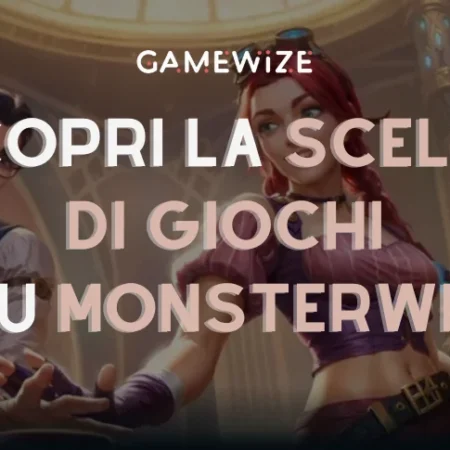 Oltre 5.000 giochi su MonsterWin: slot, live e molto altro