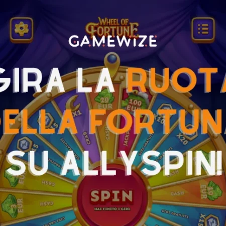 Ruota della fortuna di AllySpin Casino: vinci premi incredibili!