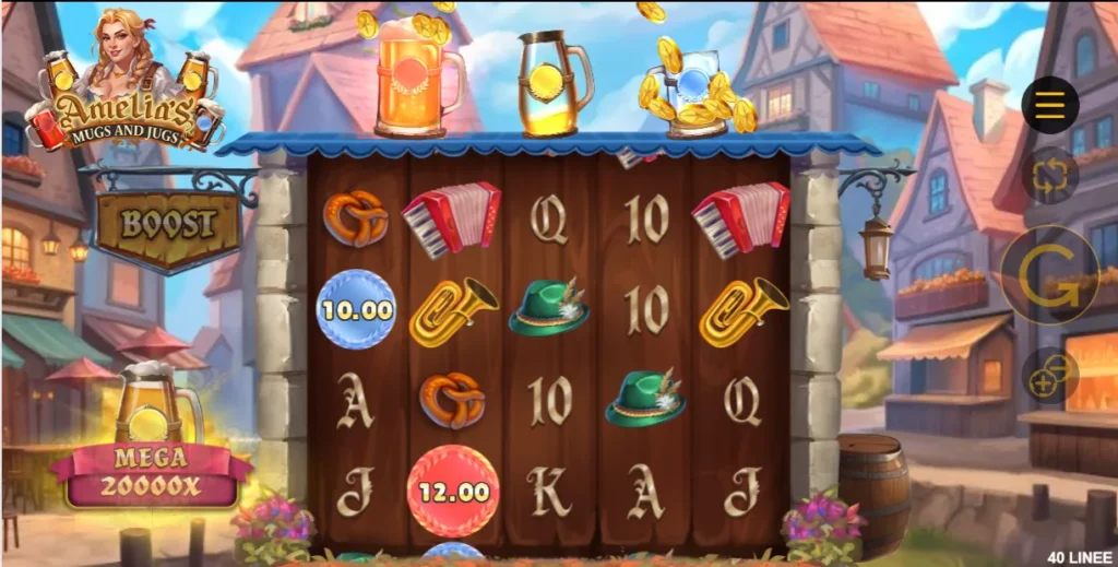 amelia mugs and jugs free spins