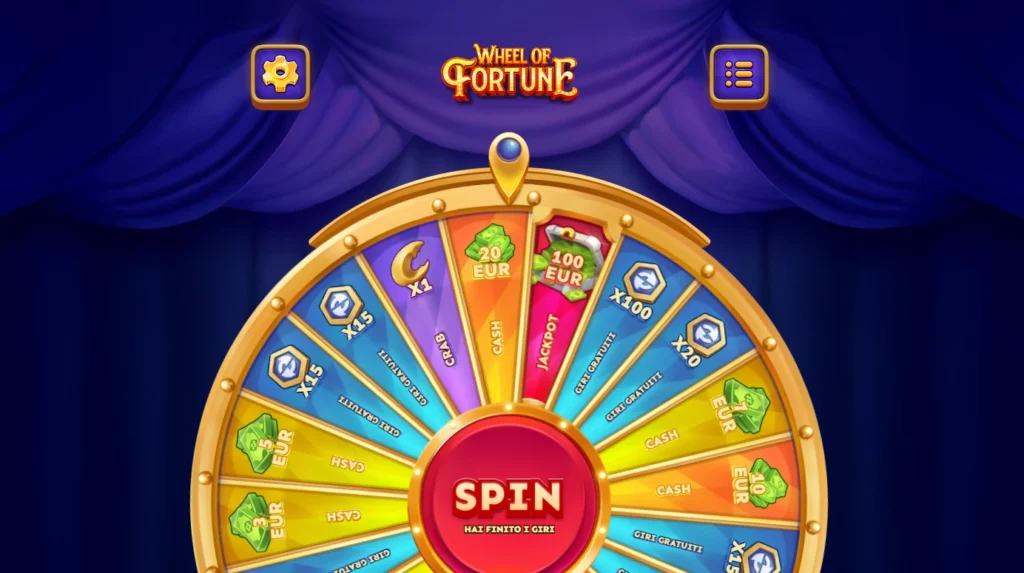 gira la ruota della fortuna di allyspin