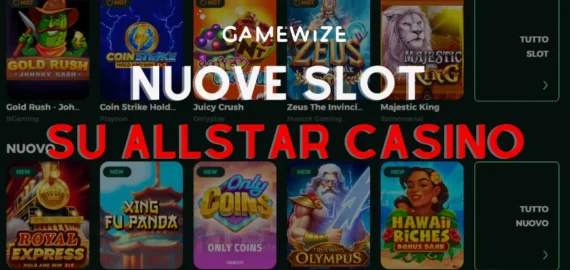 Le nuove slot di AllStar Casino: 5 da non perdere